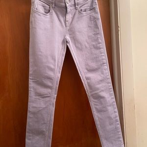 LOFT, Lou and Grey, light purple skinny jeans. Sz 0